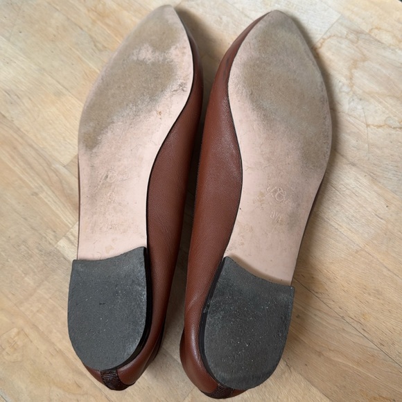 J Crew Gemma Leather Ballet Flats Mahogany Brown 8.5 Classic - Picture 15 of 17
